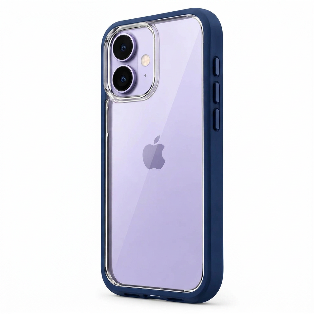 Navy Bumper Case — iPhone 17