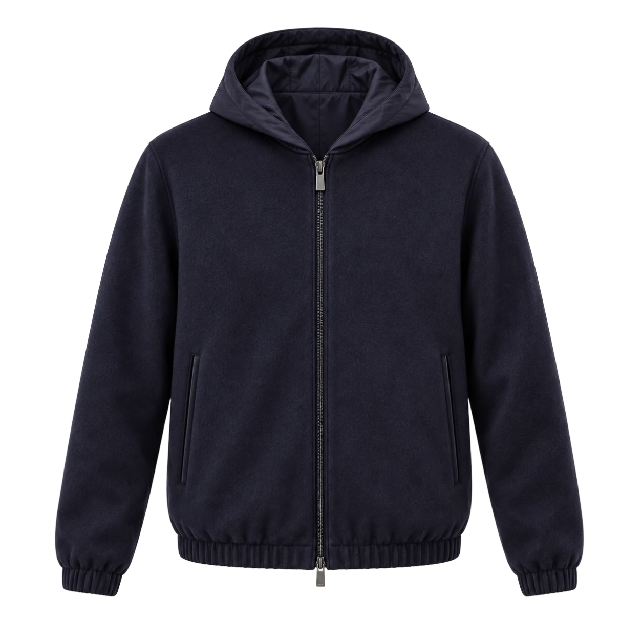 Navy Hooded Travel Blouson