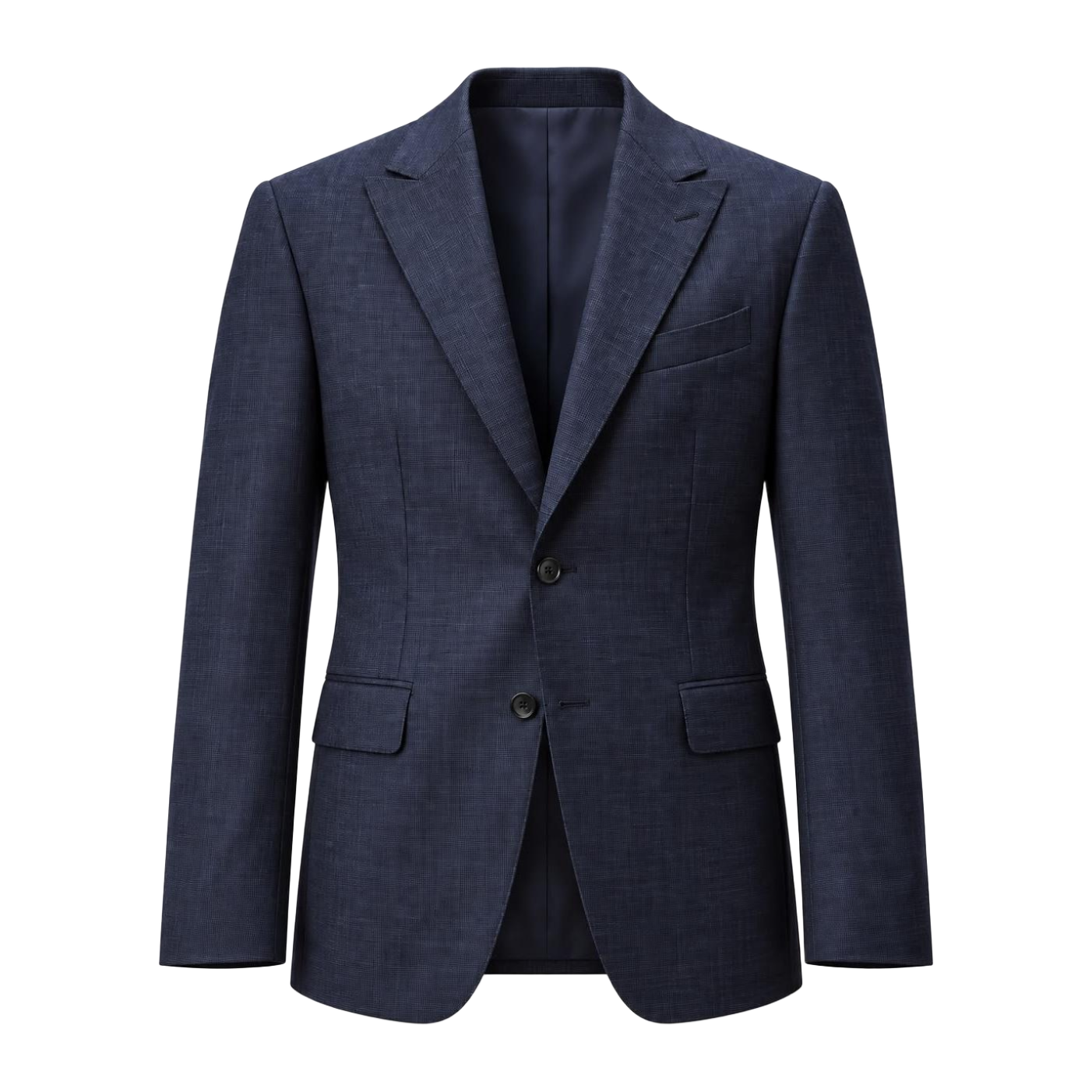 Navy Modern Two-Button Blazer
