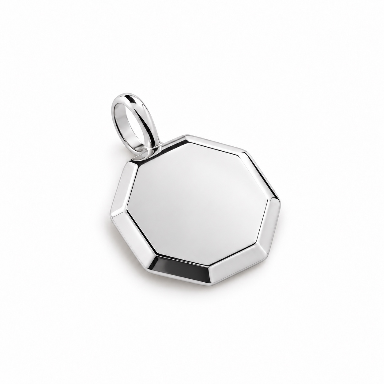 Octagonal medallion charm