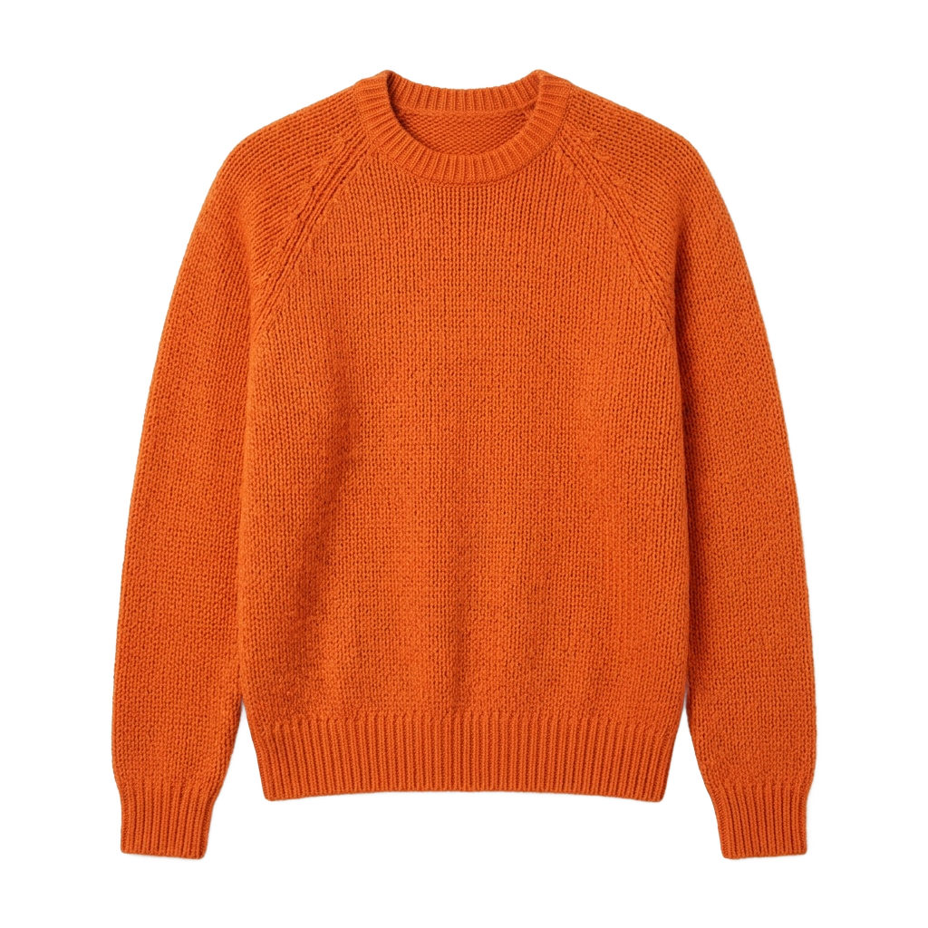 Orange Crewneck Sweater