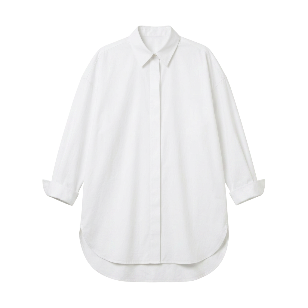 Oversized Poplin Button-Down