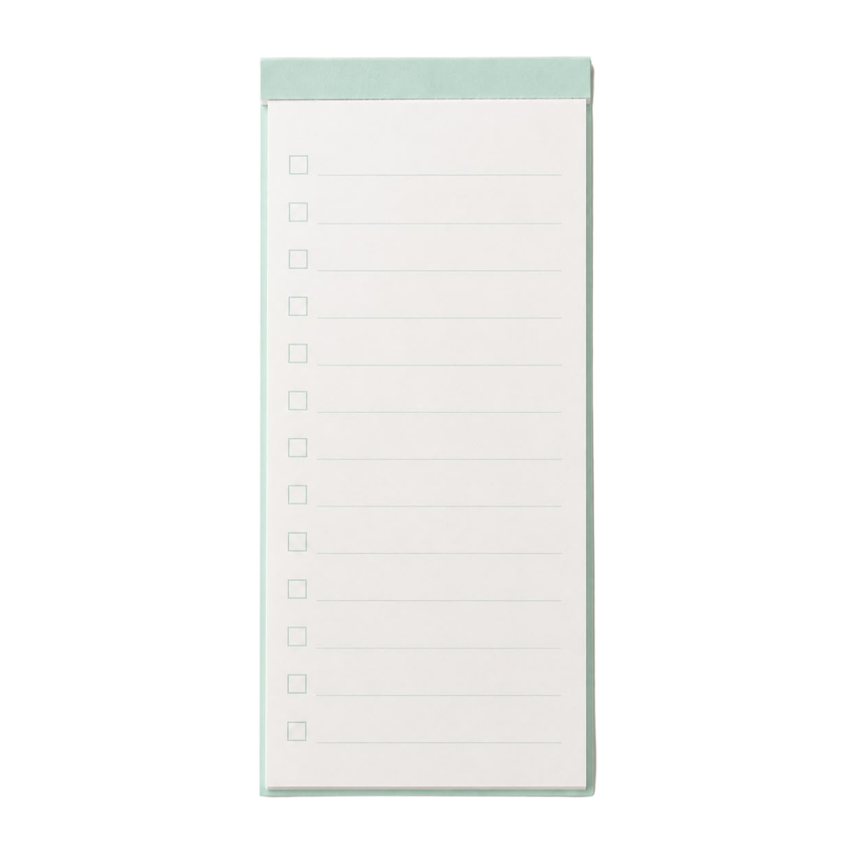 Pale Mint Slim List Pad