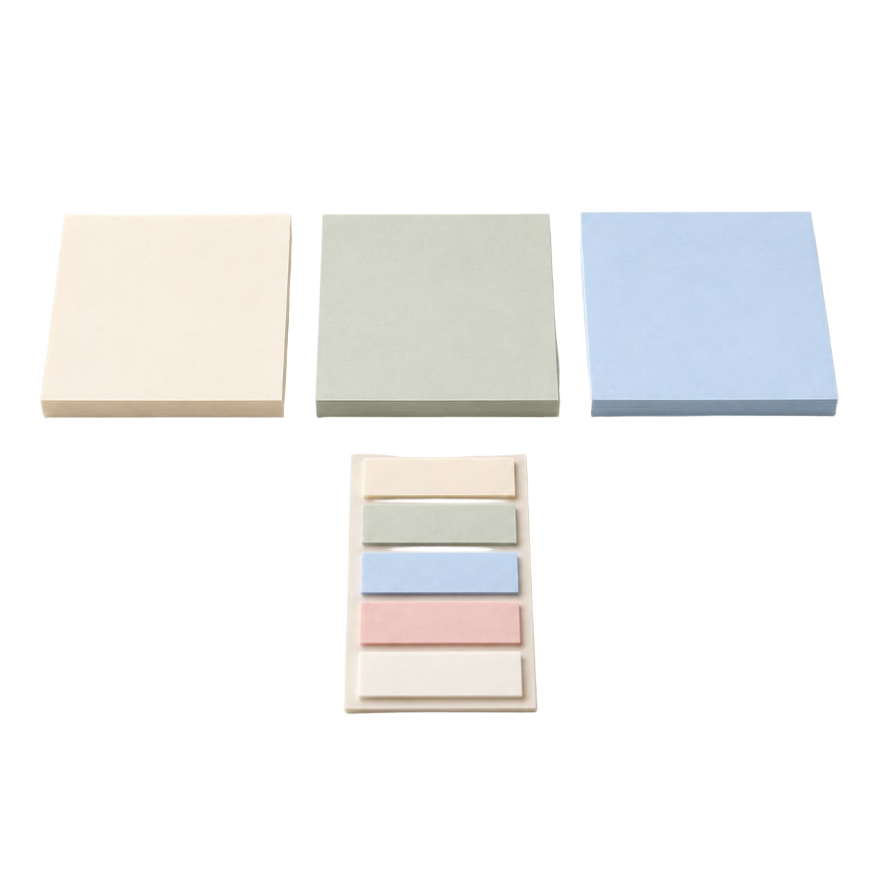 Pastel Sticky Notes & Page Flags Set