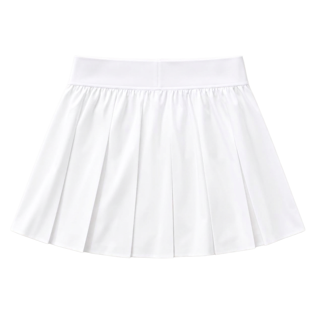 Pleated Court Skirt