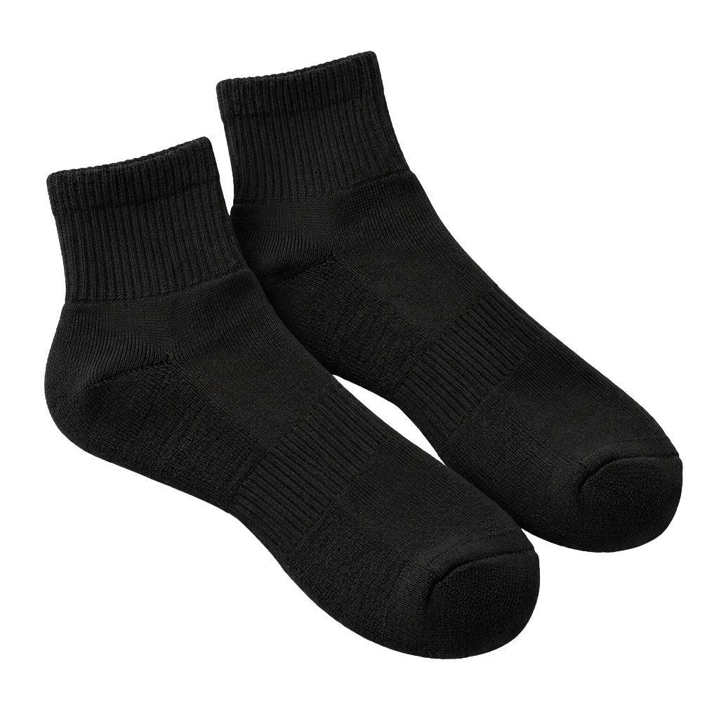Quarter-Length Sports Socks