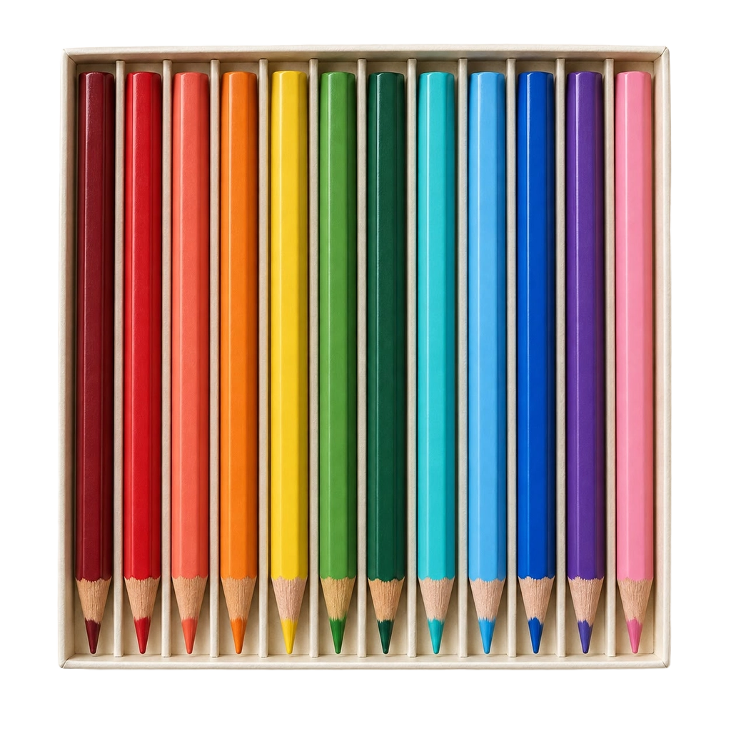 Rainbow Coloured Pencil Set