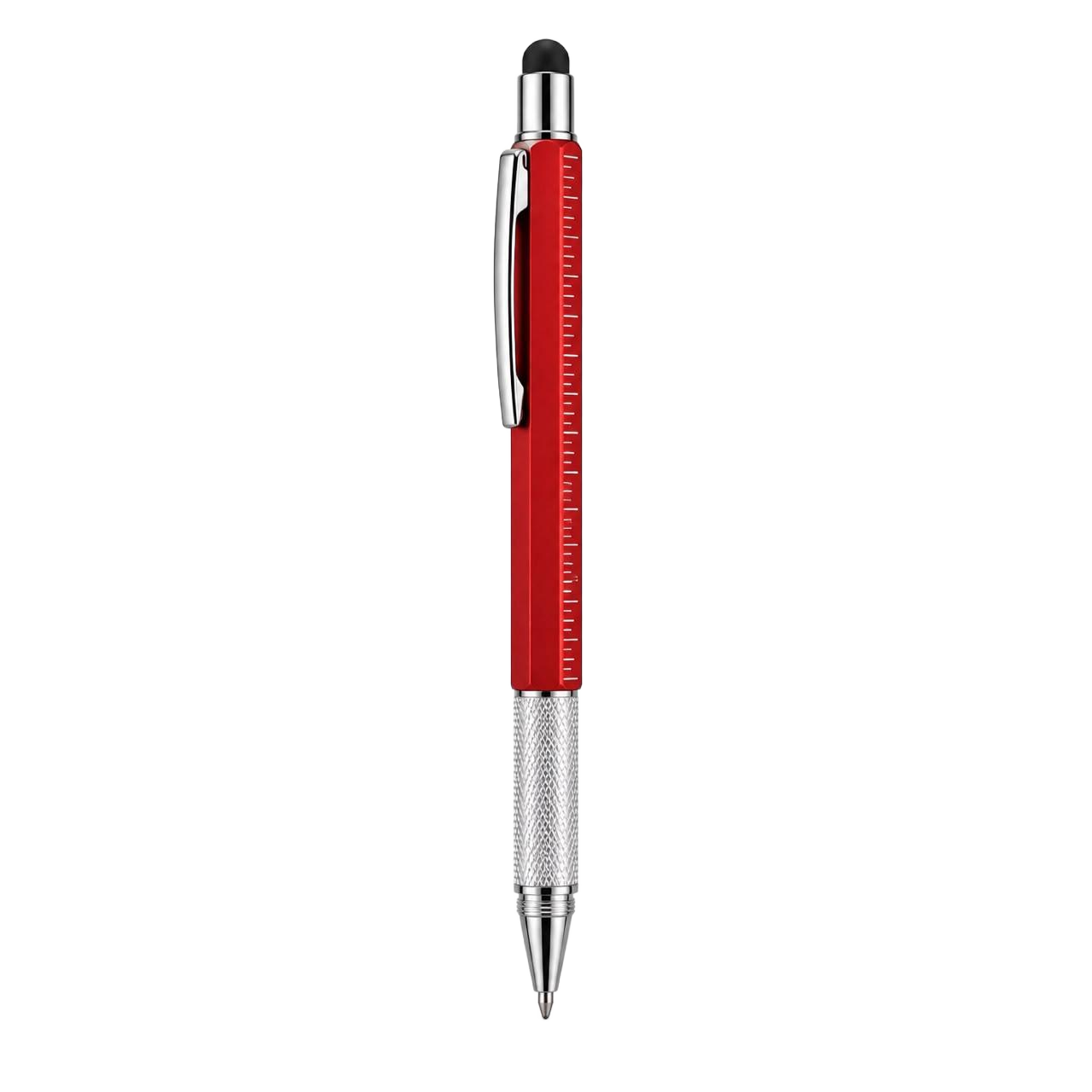 Red Stylus Pen With Ruler