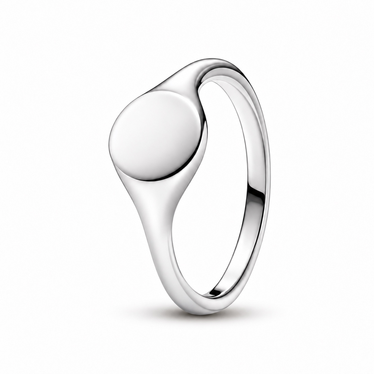 Round signet ring