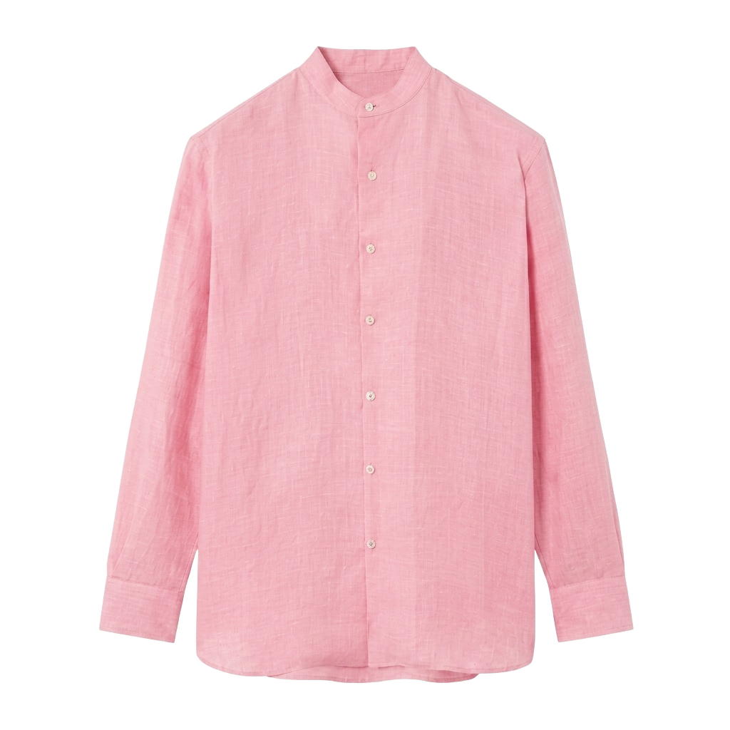 Sakura Pink Linen Shirt