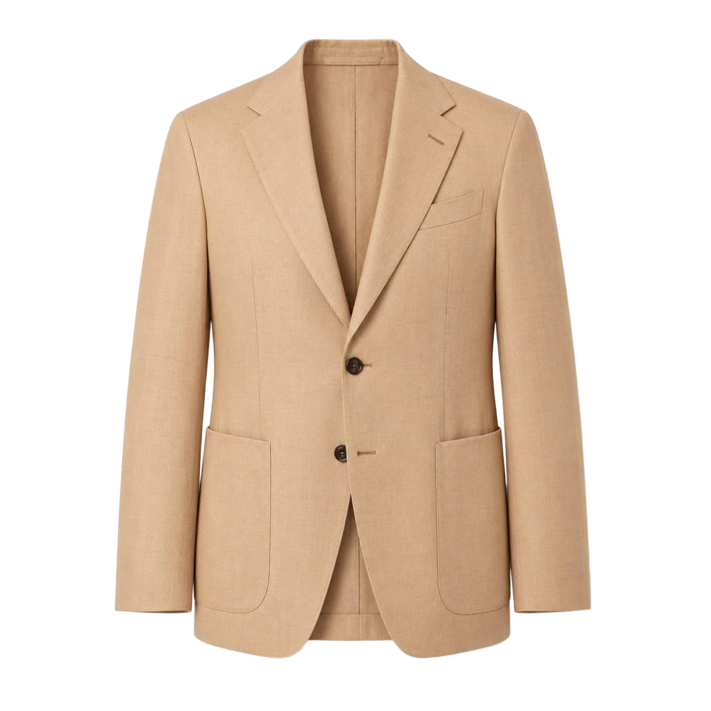 Sand Unstructured Summer Blazer