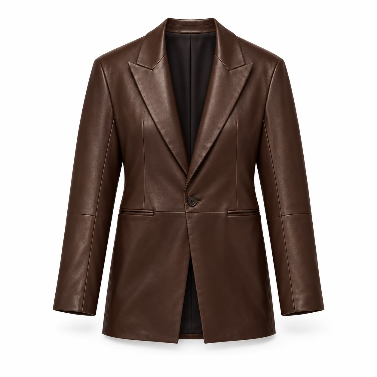 Single-Button Longline Blazer