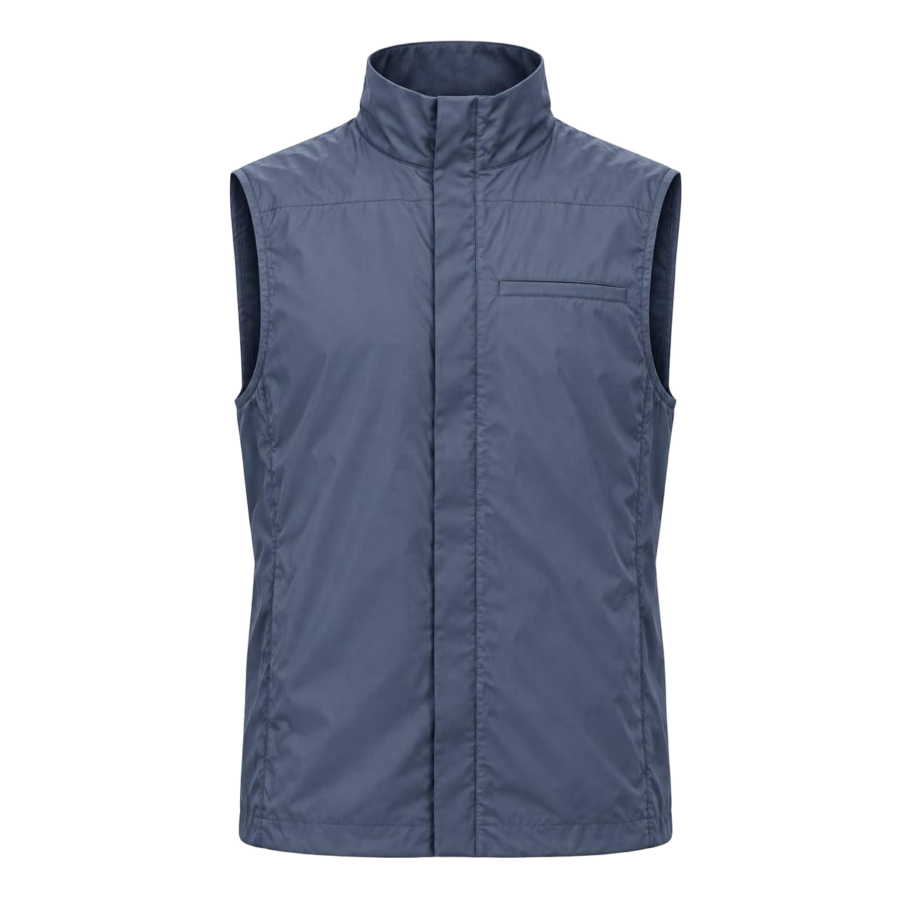 Slate Blue Technical Shell Vest