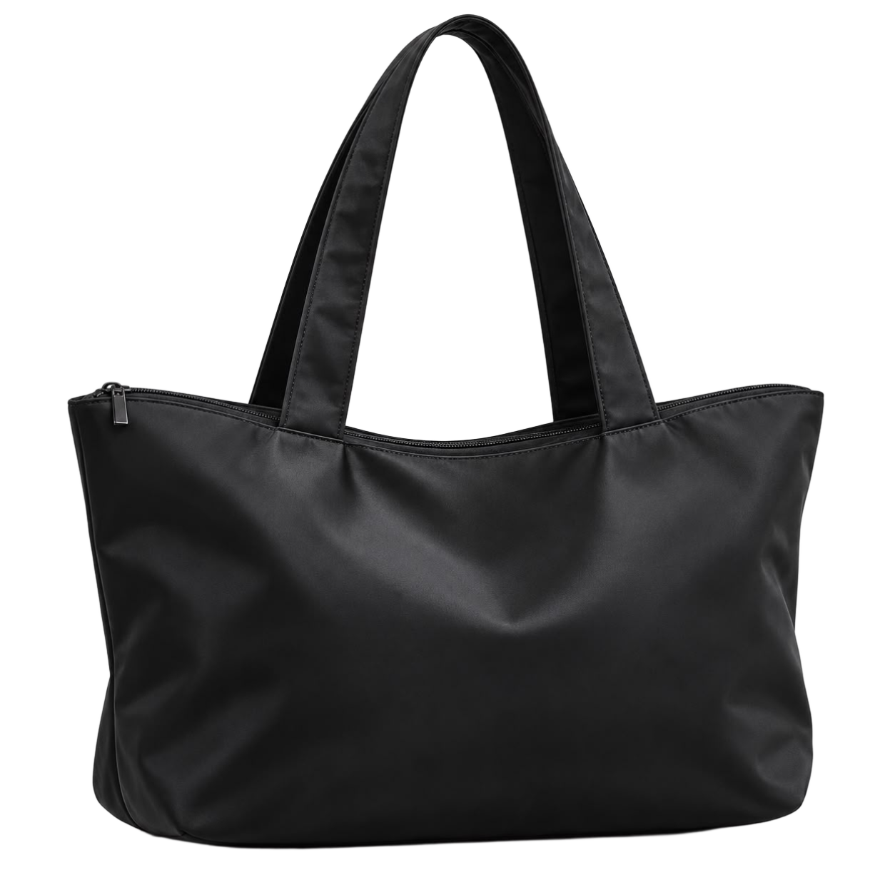 Soft Nylon Zip Tote