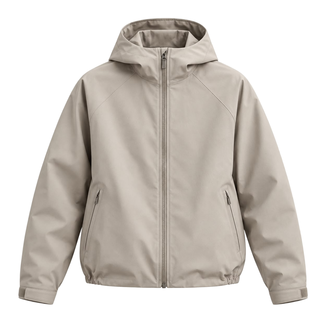 Stone Sculpted Hooded Shell