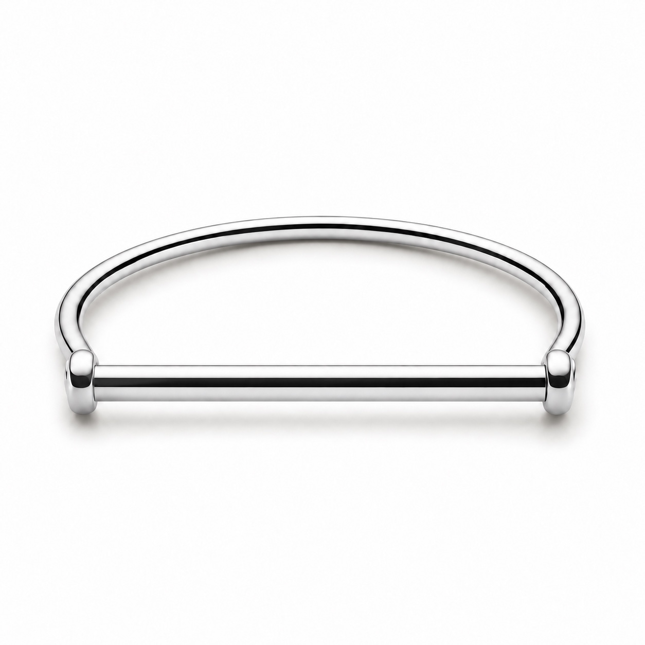 Straight bar bangle