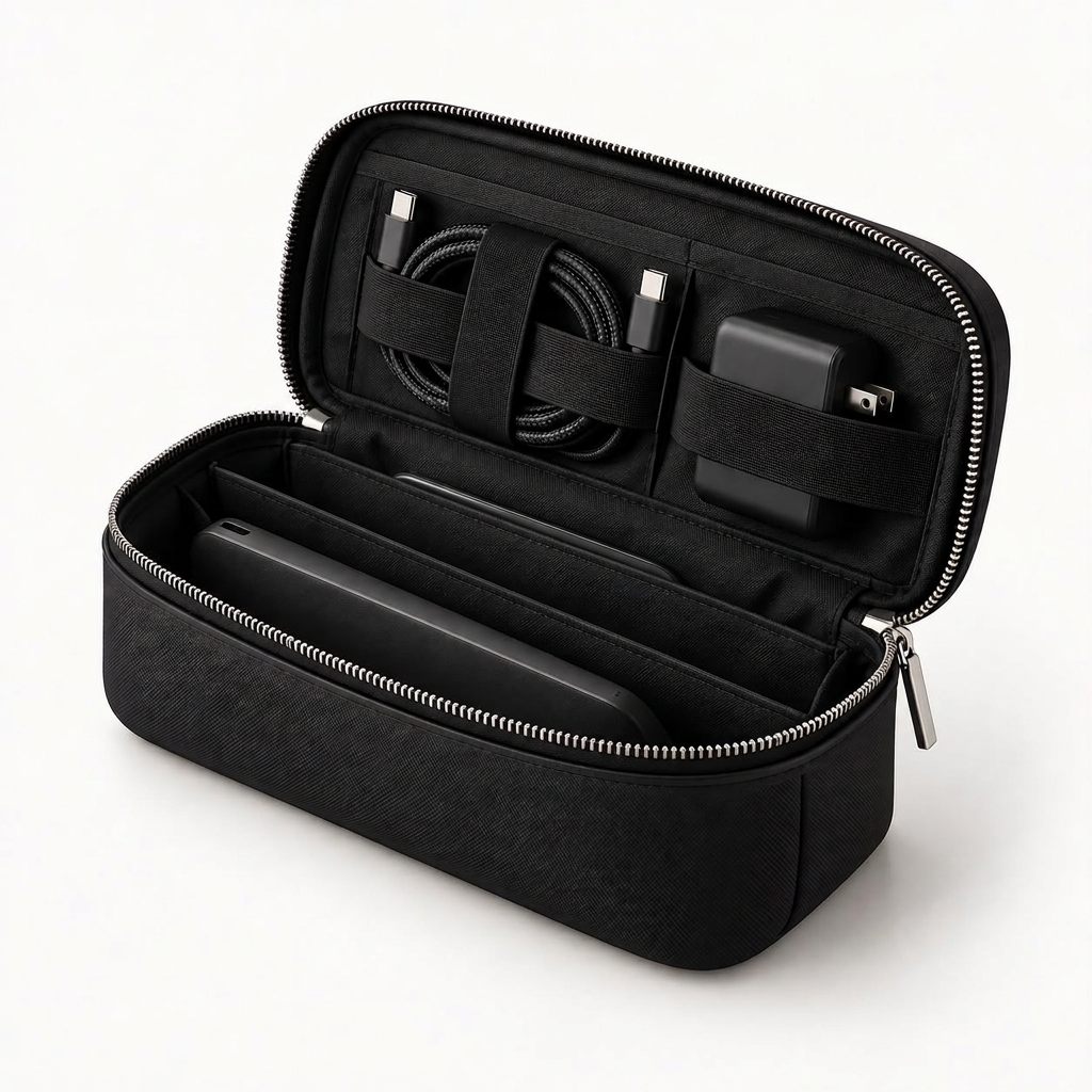 Tech Organiser Pouch — Nylon