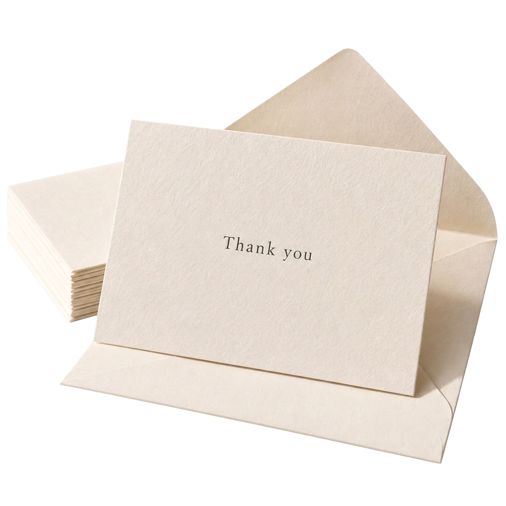 Thank-You Card & Envelope
