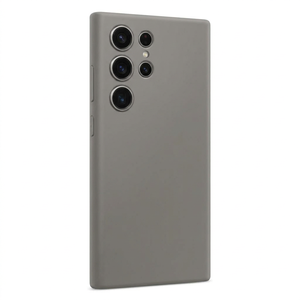 Titanium Gray Silicone Case — Galaxy S24 Ultra