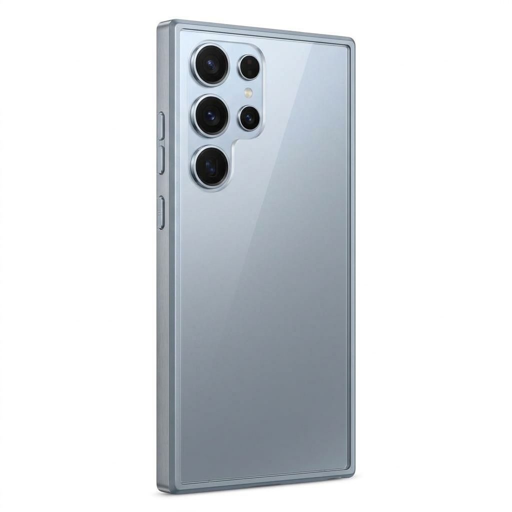Titanium Silverblue Bumper Case — Galaxy S25 Ultra