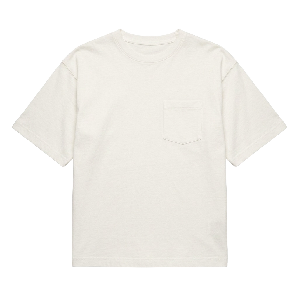 Cropped Pocket T-shirt