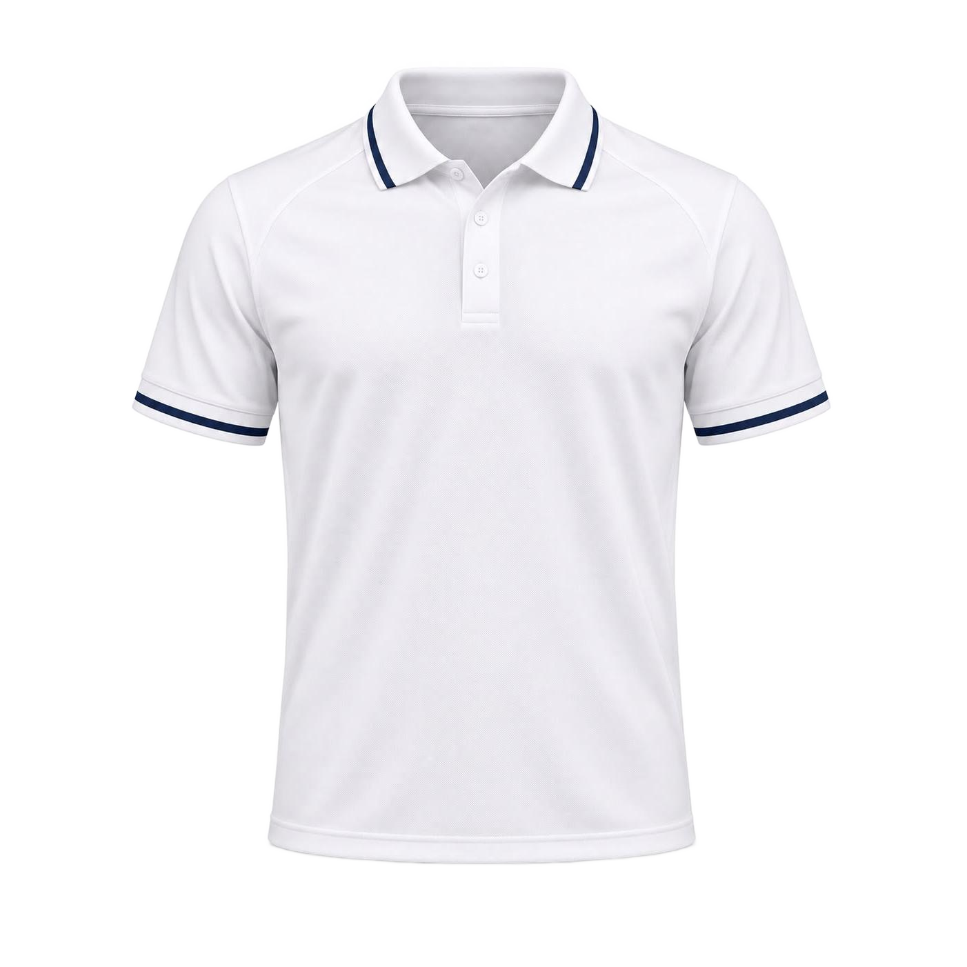 White Performance Polo