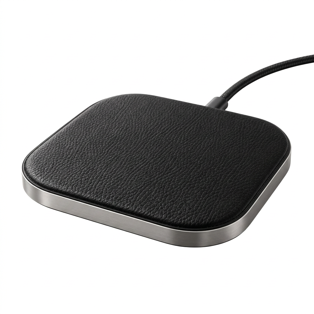 Wireless Charging Pad — Leather