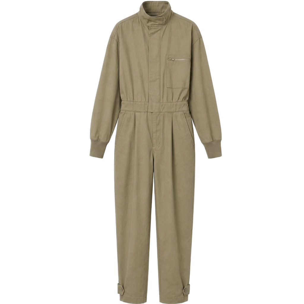 Zip-Up Jumpsuit